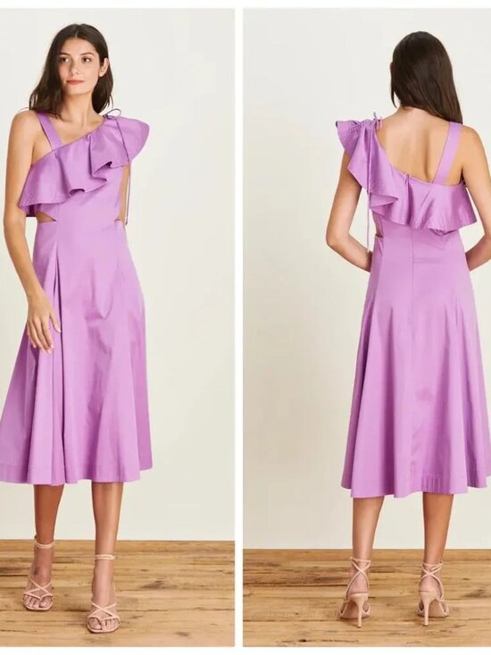Veronica Beard Dresses & Skirts - Veronica Beard Beilla One-Shoulder Dress Size 12